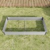 Lycvki 7.6x3.7x0.98ft Metal Raised Planter Garden Bed - 4 of 4