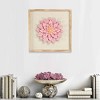 Cheung's Vita Framed Elegant Pink Flower on Brown Frame - 2 of 4