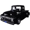1956 Ford F-100 Pickup Truck Black 1/24 Diecast Model by Motormax - 2 of 3