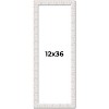 PosterPalooza | Panoramic Sculpted White Picture Frame - UV Acrylic, Foam Board Backing, Hanging Hardware - 2 of 4