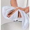White Classic Luxury 100% Cotton Washcloths Set of 12 - 13x13" - 4 of 4