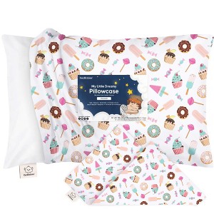 KeaBabies Toddler Pillowcase for 13X18 Pillow, Organic Toddler Pillow Case, Travel Pillow Case Cover - 1 of 4