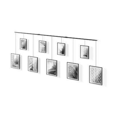 Umbra Exhibit Multi Picture Frame Photo Display, Black : : Home