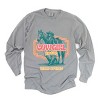 Simply Sage Market Wild Spirit Distressed Garment Dyed Long Sleeve - XL - Grey - 2 of 4