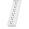 Belkin® Home and Office 700-Joules Surge Protector, 6 Outlets, 6-Ft. Cord with 360° Rotating Flat Plug, BE106001-06R in Black - 4 of 4