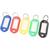 Unique Bargains Barber Salesman Plastic Name Tag Badge Clip Holder Keyring Multicolor 50 Pcs - 2 of 4