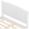 KTMBDW 10 Inch Bed Frame with Headboard, Rustic Wood Style Bed, No Box Spring Needed, Strong Wood Slat Support, Easy Assembly - 4 of 4