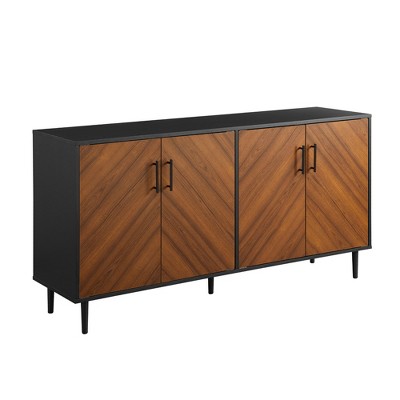 Angelo Modern Bookmatch 4 Door Sideboard - Saracina Home