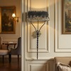 Country Style Wall Lamp, Shabby Chic Wall Light, Rustic Elegant Wall Sconces, Hand Carved Night Light - 2 of 4