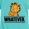 Girls' - Garfield - Whatever Fitted Short Sleeve Graphic T-Shirt - 2 of 4