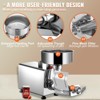 VEVOR 110V Electric Tomato Strainer, 370W Commercial Grade Tomato Milling Machine, Stainless Steel Tomato Press and Strainer 90-160 Kg/H, Silver - 3 of 4