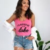 Simply Sage Market Women's I'd Rather Be At The Lake Racerback Tank - image 2 of 4