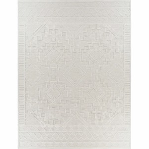 Hauteloom Plumtree Textured White Outdoor Rug - 1 of 4
