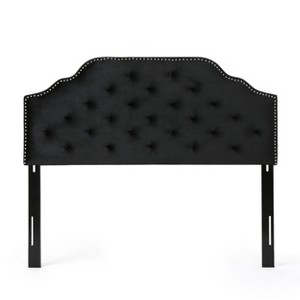 Full/Queen Silas Studded Headboard Black - Christopher Knight Home