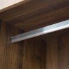 QingMoon Wooden Wardrobe Closet with Sliding Barn Door, Freestanding Clothing Storage Cabinet with 4 Drawers and Hanging Rail for Bedroom - 4 of 4