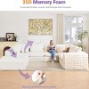 6-8 Seater Boneless Slow-Rebound Memory Foam Couch, Cloud Sectional Couches with Upgraded Fabric, Deep Seat Comfy Fluffy U Shaped Modular Sofa - 3 of 4