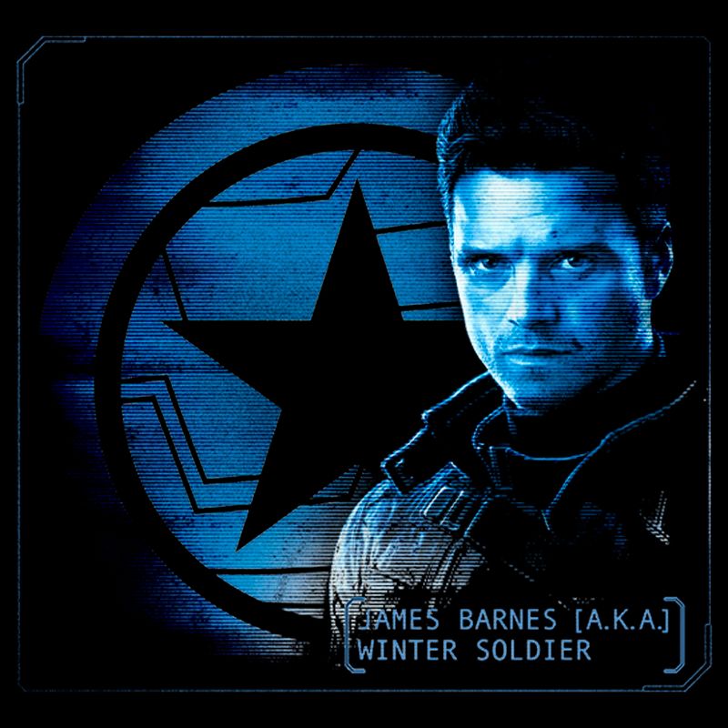 Men's Marvel The Falcon and the Winter Soldier James Barnes T-Shirt, 2 of 6