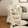 Whisen Multi-Functional Growing Up Dining Chair, Toddler Chair wuth Seat Belts and A Movable Large Dinner Plate - 2 of 4