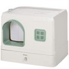 PawHut Cat Litter Box, Kitty Litter Box with Scoop, Deodorants, Front Entrance, Drawer Pan, 20" x 16" x 16", White - 4 of 4