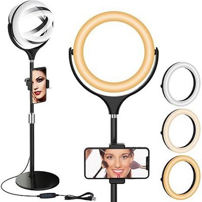 Dulums 8 inch Desk Ring Light with Stand