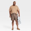 Men's 7" Elevated Linen Blend Pull-On Shorts - Goodfellow & Co™ - 3 of 3