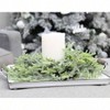 Artificial Wreaths 2 - Pack 15 - Inch Evergreen Flocked Greenery Pinecones Indoor Outdoor Doors Stairways Decorative Winter Holiday - 2 of 4