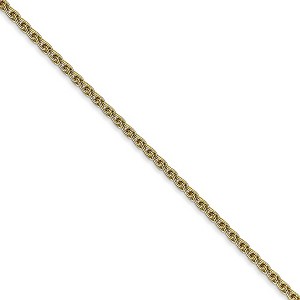 Black Bow Jewelry 1.75mm 10k Yellow Gold Parisian Wheat Chain Necklace - 1 of 4