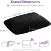 TYBOATLE 3 in 1 Bean Bag Chair, Giant Bean Bag Couch Sofa with High-Density Memory Foam, Suitable for Gaming, Bedroom, Black - 2 of 4