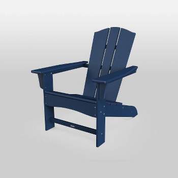 Shawboro POLYWOOD Patio Adirondack Chair, Outdoor Furniture - Navy - Threshold™