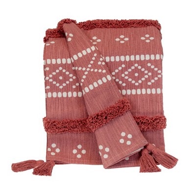 Parkland Collection,Transitional Stripes And Dots Throw