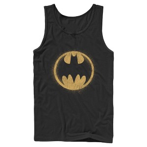 Men's Batman Distressed Bat Signal Tank Top - 1 of 4