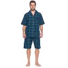 Ashford & Brooks Mens Woven Short Sleeve Pajama Shorts Set - 2 of 4