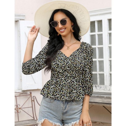 Flowy summer blouses on sale