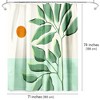 71x74 Tropical Boho Shower Curtain - 100% Polyester - Water-Resistant Bath Curtain - 2 of 4