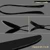 Black Silverware Gloss Set, 20-Piece Stainless Steel Cutlery Set for 4, Includes Knife, Fork and Spoon, Stylish Mirror Finish - 4 of 4