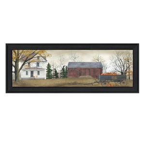 Gulches Modern Framed Wall Art, "Pumpkins For Sale," Black Frame - 1 of 4