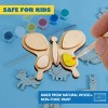 Joyfy 12 Pcs Wooden Painting Kits For Kids, Spring Wood Paint Kit, Ideal Arts & Crafts Birthday Easter Gifts for Boys Girls Age 6 + - 2 of 4
