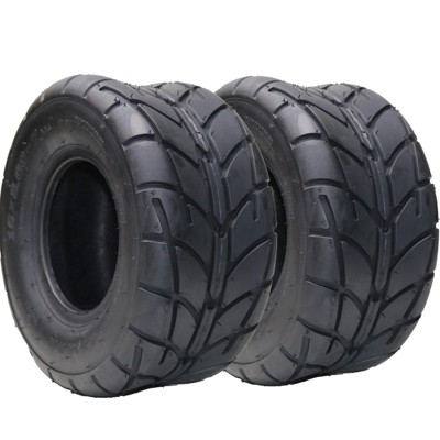 Set of 2 ATV Tires All-Terrain Tires 18X9.50-8 4PR ATV UTV Trail Sand Mud Off-Road Tires Tubeless