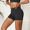 Anna-Kaci Women's High Waist Athletic Shorts Compression Fit with Seamless Design - image 3 of 4