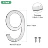 Unique Bargains 304 Stainless Steel Rust Resistant Corrosion Resistant House Number 1 Pc - 3 of 4