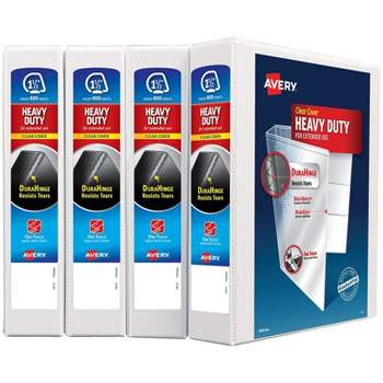 Avery Heavy-Duty View Binders 1-1/2" One Touch Rings 400-Sheet Capacity 24341275