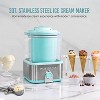 Nostalgia 2 Qt Stainless Steel Ice Cream Maker - 2 of 4