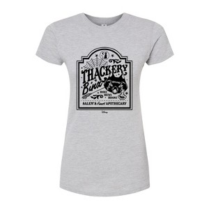 Women's - Hocus Pocus - Binx Business Sign Fitted Graphic T-Shirt - 1 of 2
