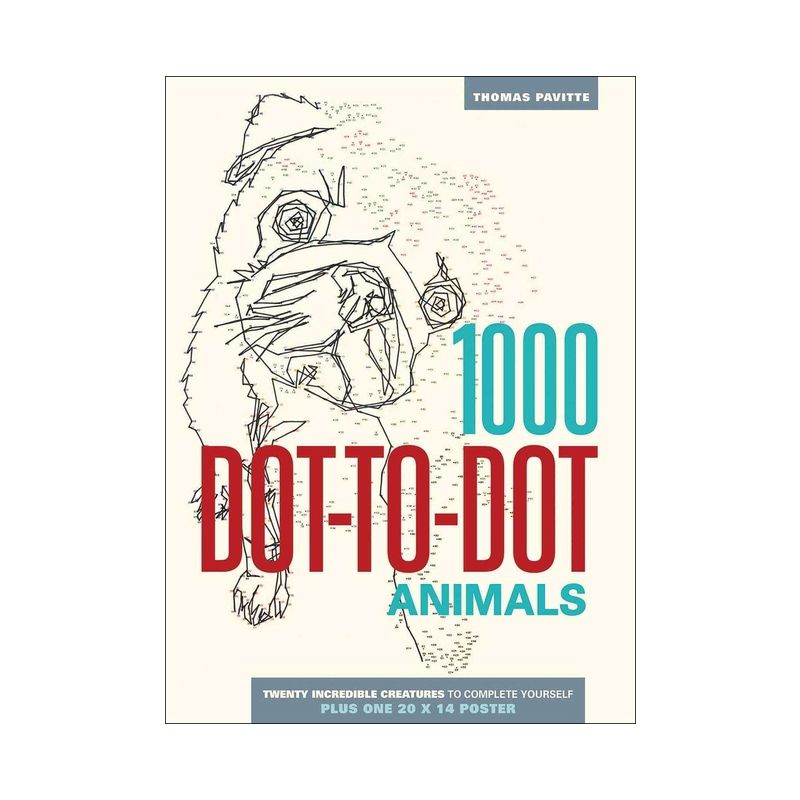 1000 Dot-To-Dot: Animals - by  Thomas Pavitte (Paperback), 1 of 2
