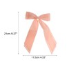 Unique Bargains Fashion Double Ribbon Hair Clips Hairdo Clip 2 Pcs - 4 of 4
