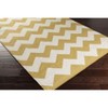 Mark & Day Wordragen 2'x3' Rectangle Woven Indoor Area Rugs Bright Yellow: Modern Handwoven Wool, Stain-Resistant, Chevron Pattern - 2 of 3