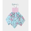 Fancy Roses Smocked Handkerchief Dress Mia Belle Girls - 3 of 4