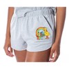 Seven Times Six Sesame Street Women's Street Sign Shirt and Shorts 2 Piece Loungewear Set Grey - 3 of 4