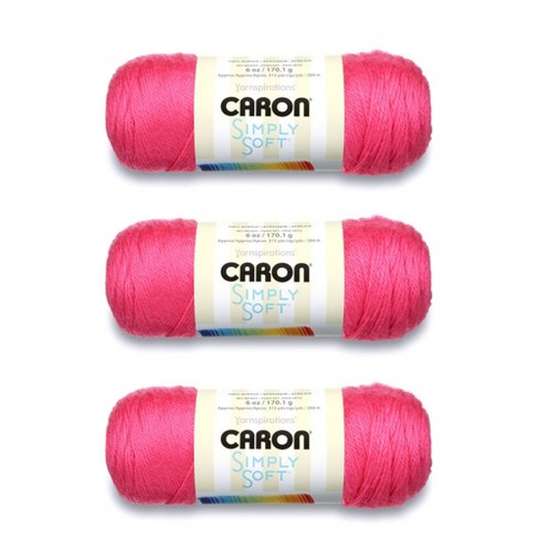 Caron Simply Soft Solids Yarn 6oz Gauge 4 Medium 100% acrylic