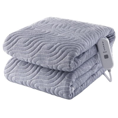 Air Layer Electric Mattress Pad Cover with 5 Heat Settings & 10 Hours Auto Off, Bed Warmer Washable Heating Mattress Pad